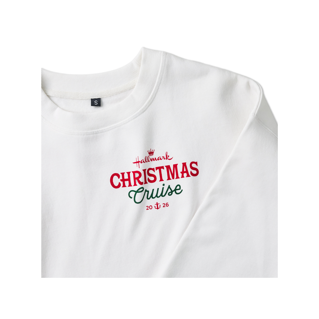 Hallmark Christmas Cruise 2026 Destination Merry White Sweatshirt
