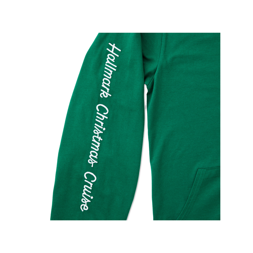 Hallmark Christmas Cruise 2026 Green Zip Hoodie Sweatshirt