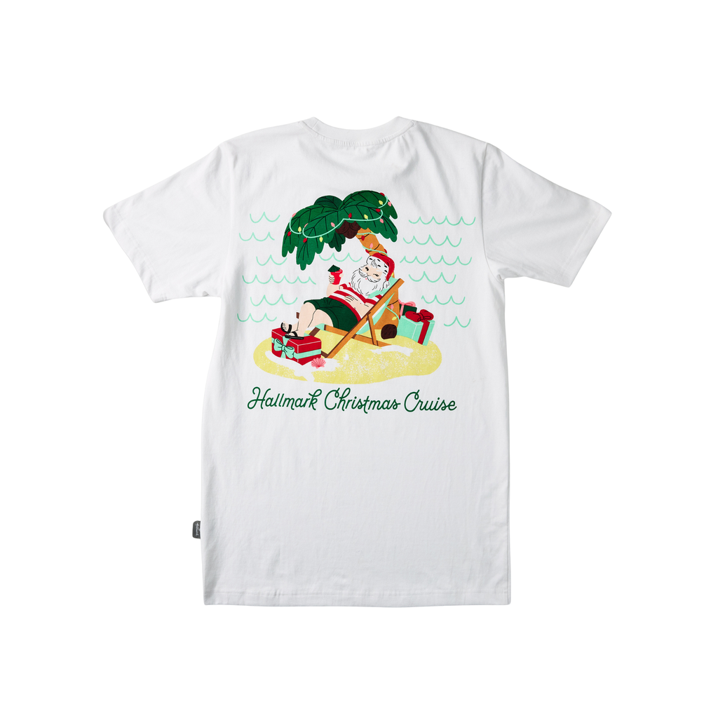 Hallmark Christmas Cruise 2026 Beach Santa Unisex T-Shirt