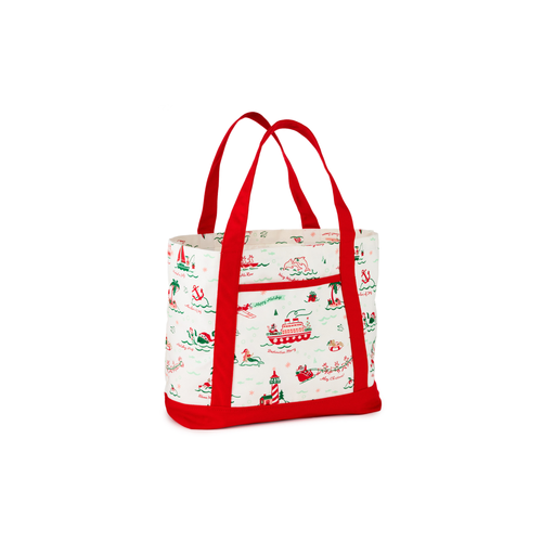 Hallmark Christmas Cruise 2026 Canvas Tote Bag