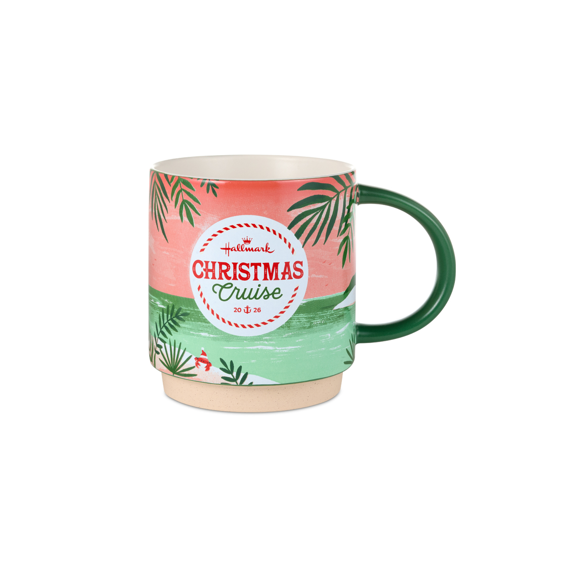 Hallmark Christmas Cruise 2026 Beach Scene Mug, 20 oz.