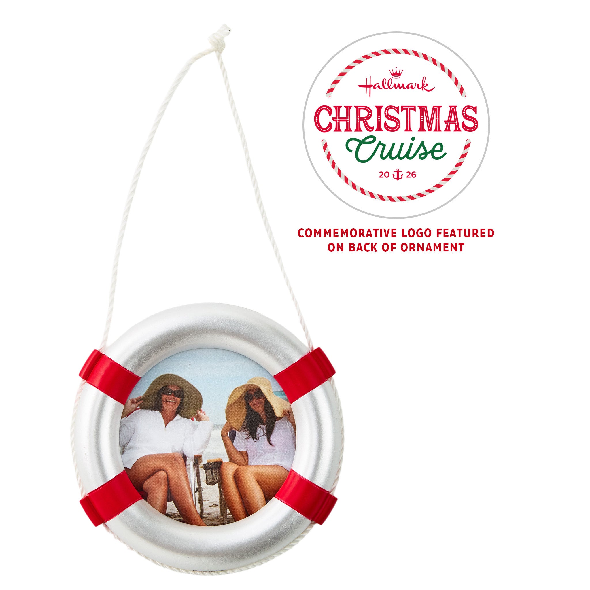 Hallmark Christmas Cruise 2026 Photo Frame Christmas Ornament